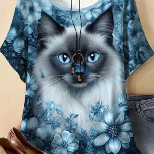 3D Print Casual Tee for Everyday Wear